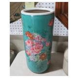 BEAUTIFUL POTTERY CANE & UMBRELLA STAND
