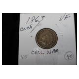 1863 INDIAN HEAD CENT