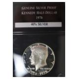 1976 S KENNEDY HALF DOLLAR 40%