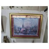 FRAMED ARTIST SIGNED PRINT CHURCH