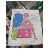 VTG FASHION DOLL WARDROBE CASE W/ DOLLS
