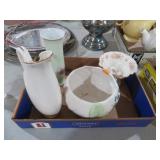COLL. CERAMIC PLANTER, VASE, PITCHER &MISC