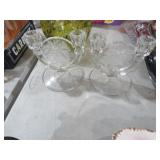 PAIR VTG INDIANA GLASS CONSTELLATION GRAPE CDLHOLD