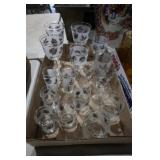 VG LIBBEY SILVERLEAF GLASSWARE
