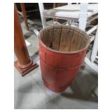 OLD WOOD NAIL KEG BARREL