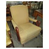 NICE CLOTH COVERED GOOSE NECK ROCKER
