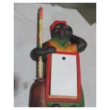 VINTAGE CAST IRON AUNT JEMIMAH NOTE PAD