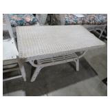 NICE WICKER CENTER TABLE