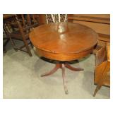 NICE DUNCAN PHYFE ROUND ONE DRAWER TABLE
