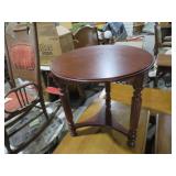 UNIQUE PIE SHAPED DRAWER ROUND TABLE