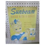 METAL SUNBEAM BREAD ADV SIGN