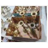 COLL. BRASS CANDLESTICKS