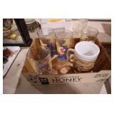CHRISTMAS DRINKING GLASSES & COFFEE MUG