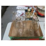 COLL. GLASS MILK BOTTLES