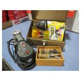 CRAFTSMAN METAL TOOLBOX WITH COLLECTION OF TOOLS