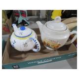 1920S & 1980S CERAMIC TEAPOTS