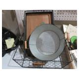WIRE BASKET, TRAY & GALVENIZED TRAY
