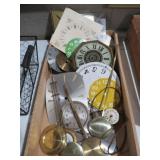 OLD CLOCK FACES & PENDULUMS