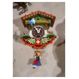 MINIATURE GERMAN BIRD HOUSE PENDULUM CUCKOOCLOCK