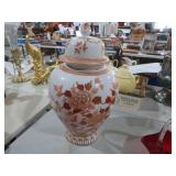 VTG JAPANESE KUTANI STYLE GINGER JAR W/ LID