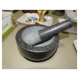 NICE MARBLE MORTER & PESTLE