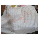 VTG CHENILLE HANDMADE FULL SZ BEDSPREAD
