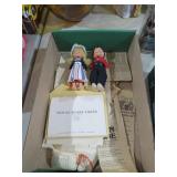 VTG DUTCH DOLLS & COLL. VTG NEWSPAPER ARTICLES