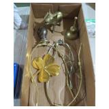 COLL. BRASS ELEPHANT, BELL, PAPERWEIGHT & MISC