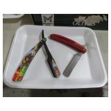 (2) STRAIGHT RAZORS