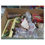 COLL. PINS, THREAD & MISC ITEMS