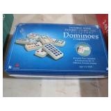 DOMINOES SET IN TIN