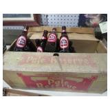 VINTAGE CASE REEDING PALE. RESERVE BEER BOTTLES