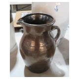 VTG BROWN CROCK PITCHER