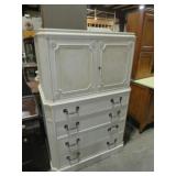 ANTIQUE SOLID WOOD GENTLEMANS CHEST