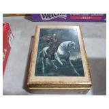 GOLD ORNATE ITALIAN STORAGE BOX