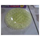 VTG VASELINE GLASS DAISY & BUTTON PLATTER