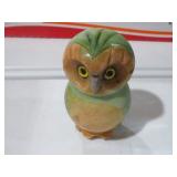 VTG HANDPAINTED ALABASTER OWL -DUCCESCHI ITALY