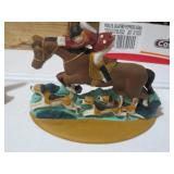 CAST IRON VTG FOX HUNTING DOOR STOP