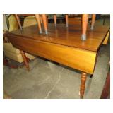 NICE CHERRY FINISH DROP SIDE TABLE