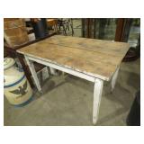 PRIMITIVE COUNTRY FARMHOUSE TABLE