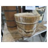 OLD PRIMITIVE WOOD BUCKET
