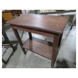 NICE SOLID WOOD SIDE TABLE
