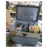 PLANO TACKLE BOX W/ PARTIAL CONTENTS