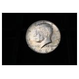 1964 D KENNEDY HALF DOLLAR 90%