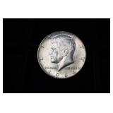 1964 D KENNEDY HALF DOLLAR 90%