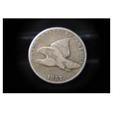 1857 FLYING EAGLE CENT