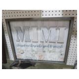 FRAMED MIMI PRINT DECOR
