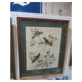 BEAUTIFUL FRAMED BIRD PRINT