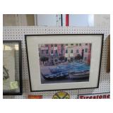 FRAMED CANOES PRINT
