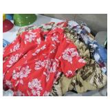 (10) LARGE & MEDIUM HAWIAN SHIRTS